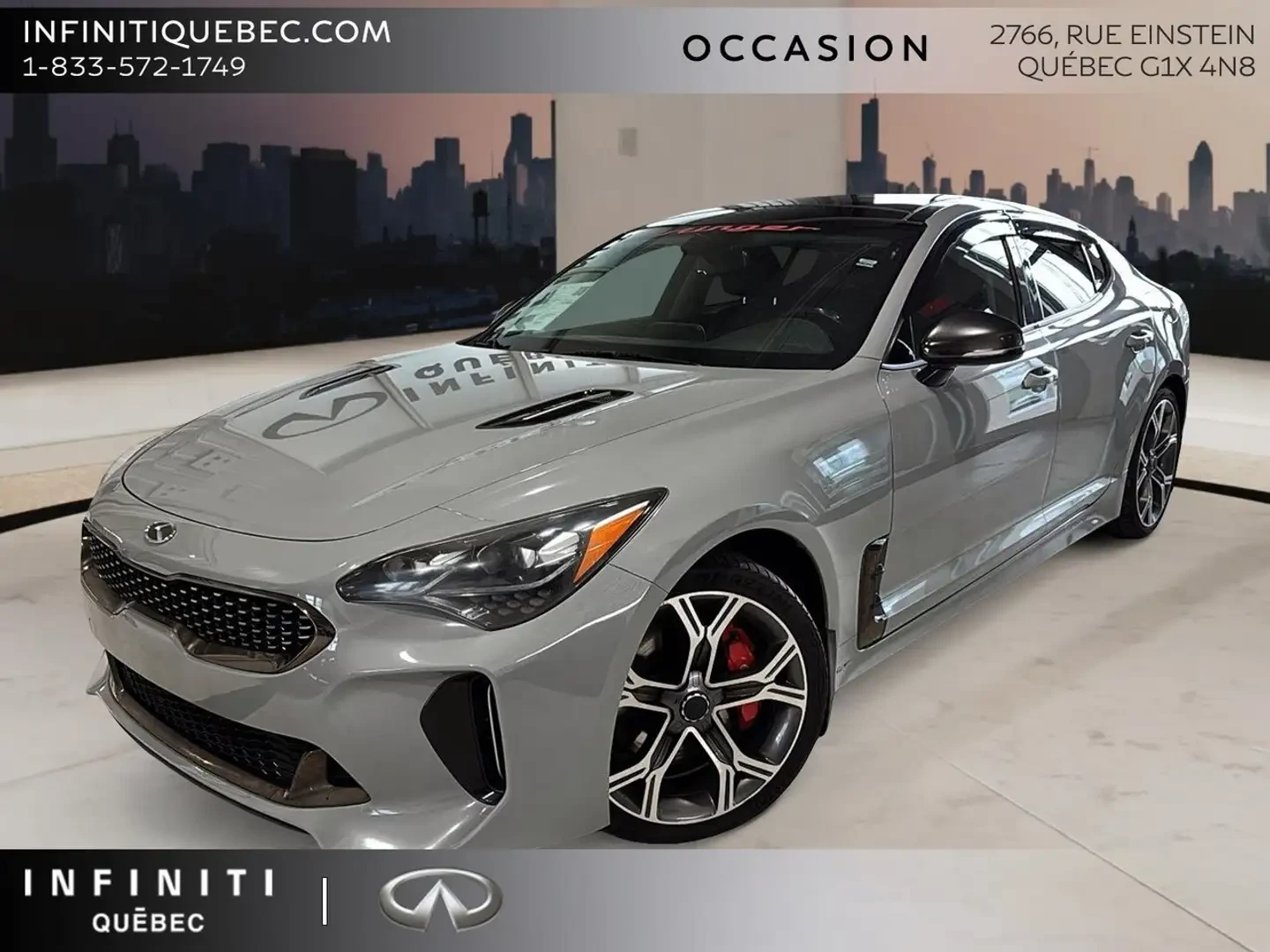 Kia Stinger GT* Обдухване* Nardo Gray* Гаранция | Auto.bg — изображение 1 Kia Stinger GT* Обдухване* Nardo Gray* Гаранция | Auto.bg — изображение 1