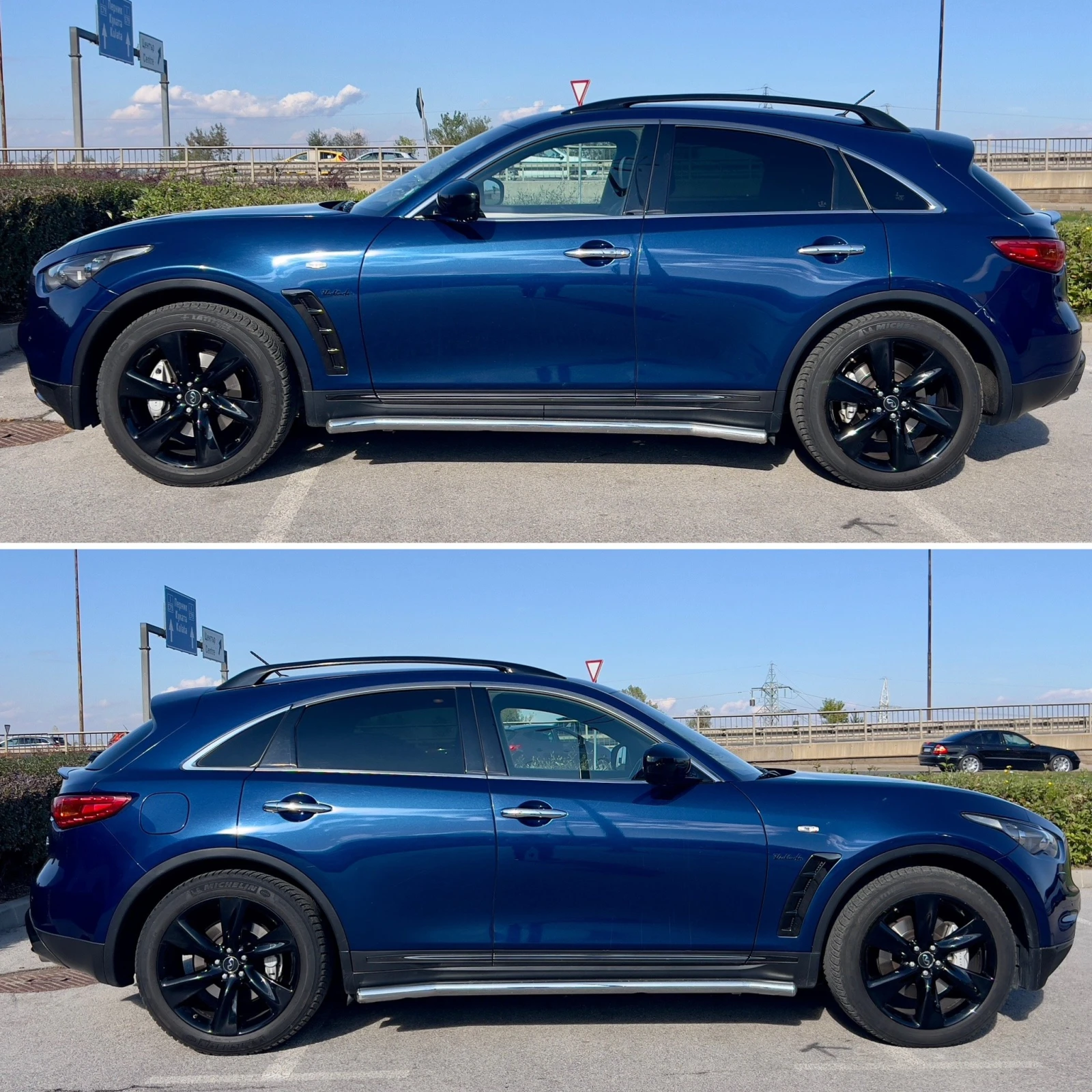 Infiniti QX70 S* 3.0d* N1* 360* Black* Carbon* Keyless* Memory*  - изображение 4 | Auto.bg Infiniti QX70 S* 3.0d* N1* 360* Black* Carbon* Keyless* Memory*  - изображение 4