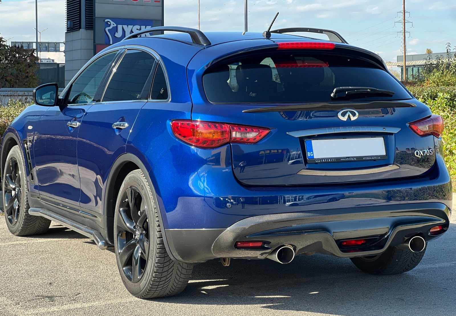 Infiniti QX70 S* 3.0d* N1* 360* Black* Carbon* Keyless* Memory*  - изображение 5 | Auto.bg Infiniti QX70 S* 3.0d* N1* 360* Black* Carbon* Keyless* Memory*  - изображение 5