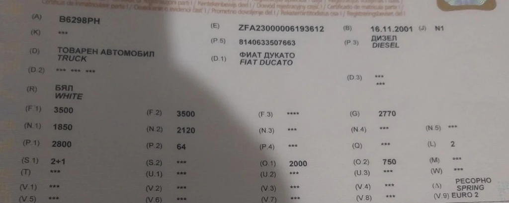 Fiat Ducato 2.8 - изображение 6 | Auto.bg Fiat Ducato 2.8 - изображение 6