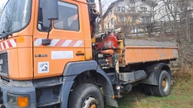 Обява за продажба на Man 19343 4x4 Самосвал Кран