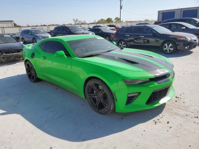 Chevrolet Camaro SS* КОЖА* КЛИП НА ДВИГАТЕЛ, снимка 2 - Автомобили и джипове - 53180381