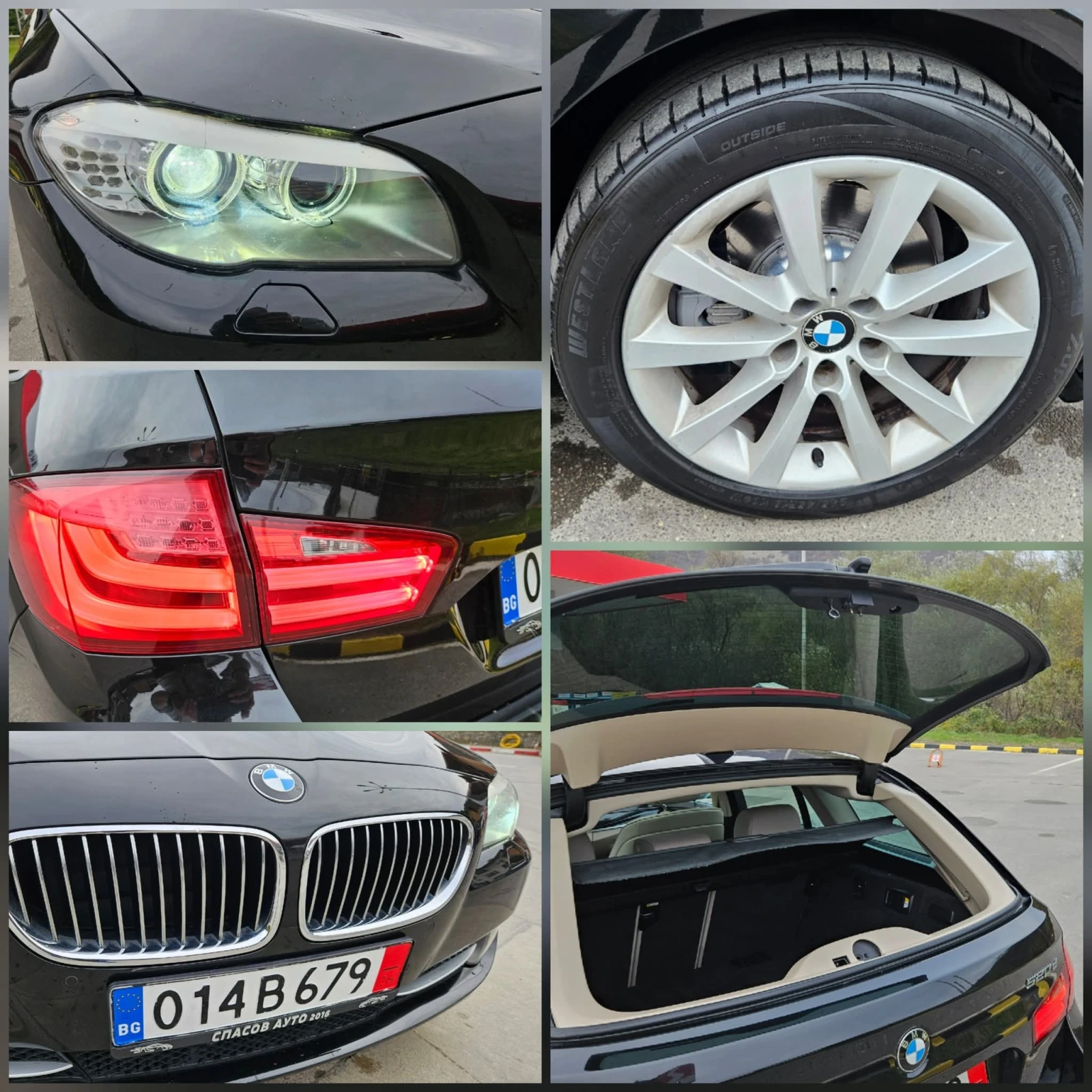 BMW 520 AVTOMAT/KOJA/NAVIG/PANORAMA/ANDROID, снимка 17 - Автомобили и джипове - 54899635