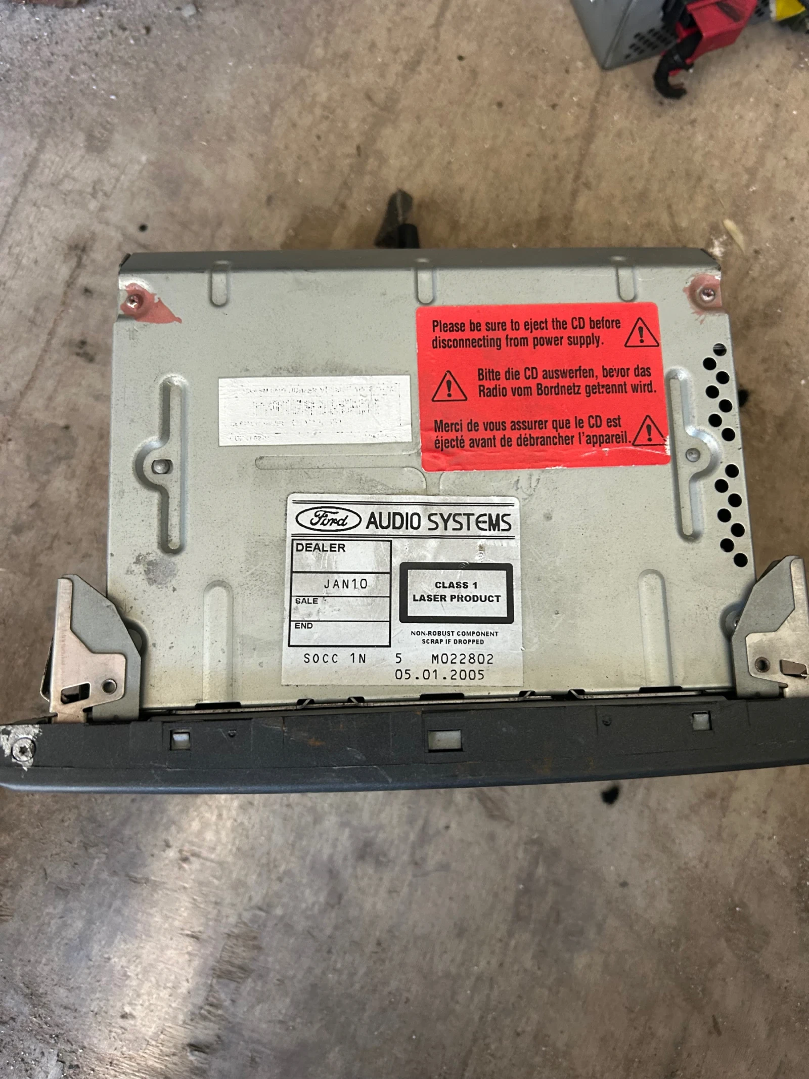 4M5T-18C815-BE радио CD FORD FOCUS, снимка 2 - Части - 56735073