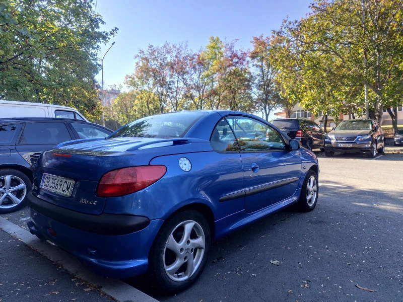 Peugeot 206 CC 1.6 ГАЗ, снимка 10 - Автомобили и джипове - 47689334