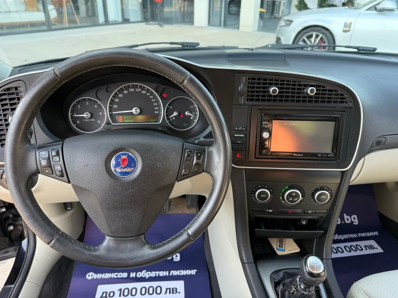 Saab 9-3 Кожа/Климатроник/МултиВолан/Навигация, снимка 14 - Автомобили и джипове - 51843226
