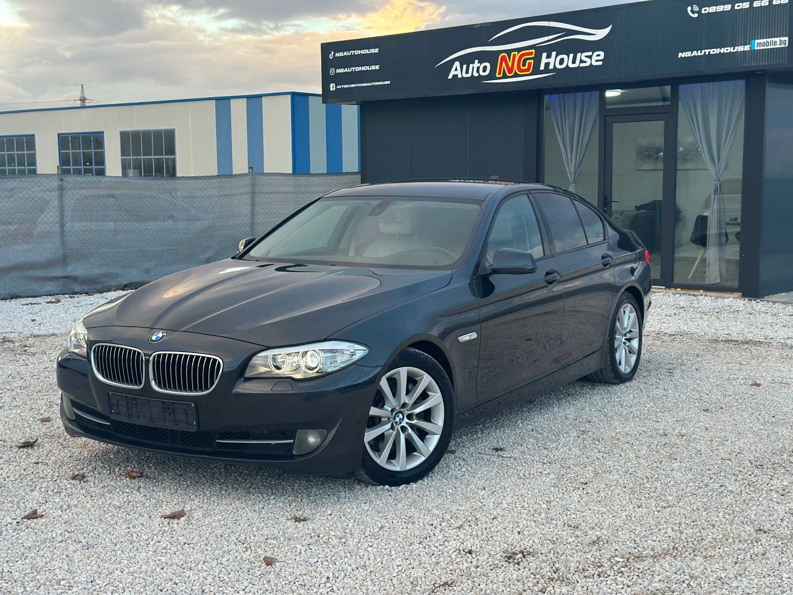 BMW 525 NAVI | WHITE LEATHER | ��������� ��������� | Mobile.bg � ����������� 6