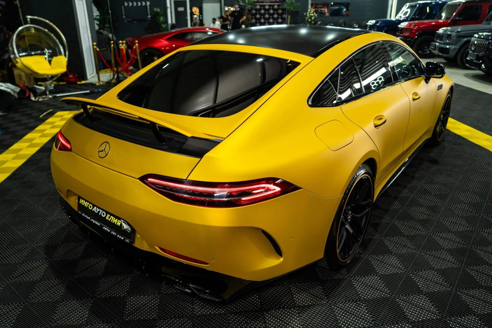 Mercedes-Benz AMG GT 63S 4MATIC+ CARBON CERAMIC LED BURM ЛИЗИНГ 100%, снимка 10 - Автомобили и джипове - 55231046