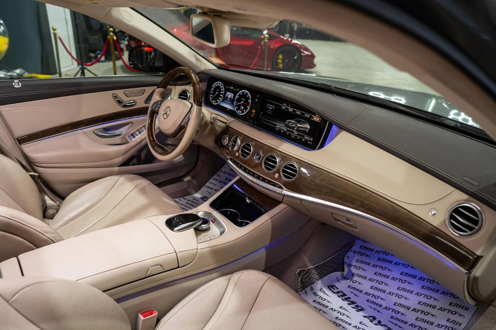 Mercedes-Benz S 550 LONG 4MATIC FACELIFT ПАНО BURM ЛИЗИНГ 100%, снимка 13 - Автомобили и джипове - 54038211