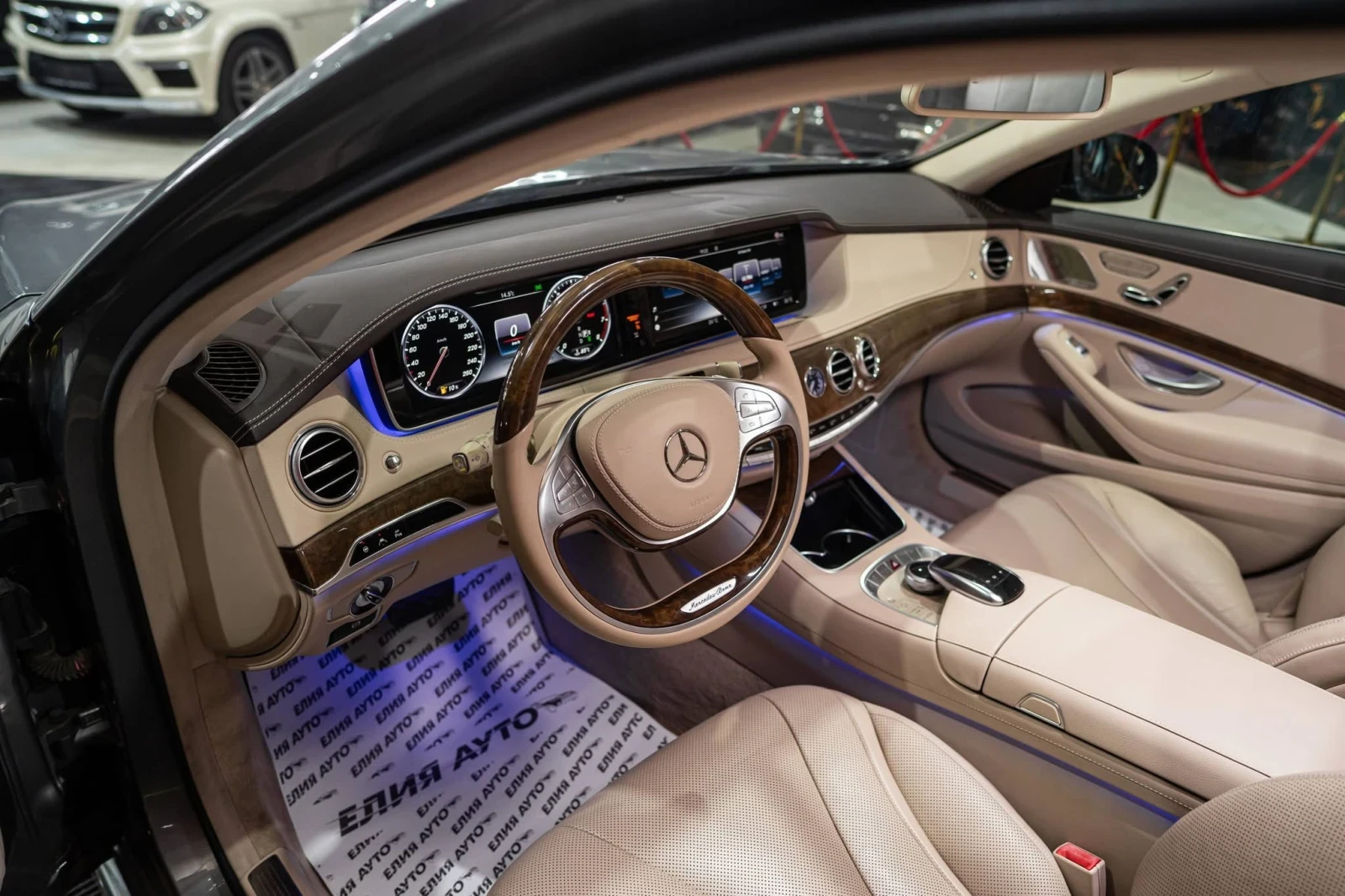 Mercedes-Benz S 550 LONG 4MATIC FACELIFT ПАНО BURM ЛИЗИНГ 100%, снимка 12 - Автомобили и джипове - 54038211