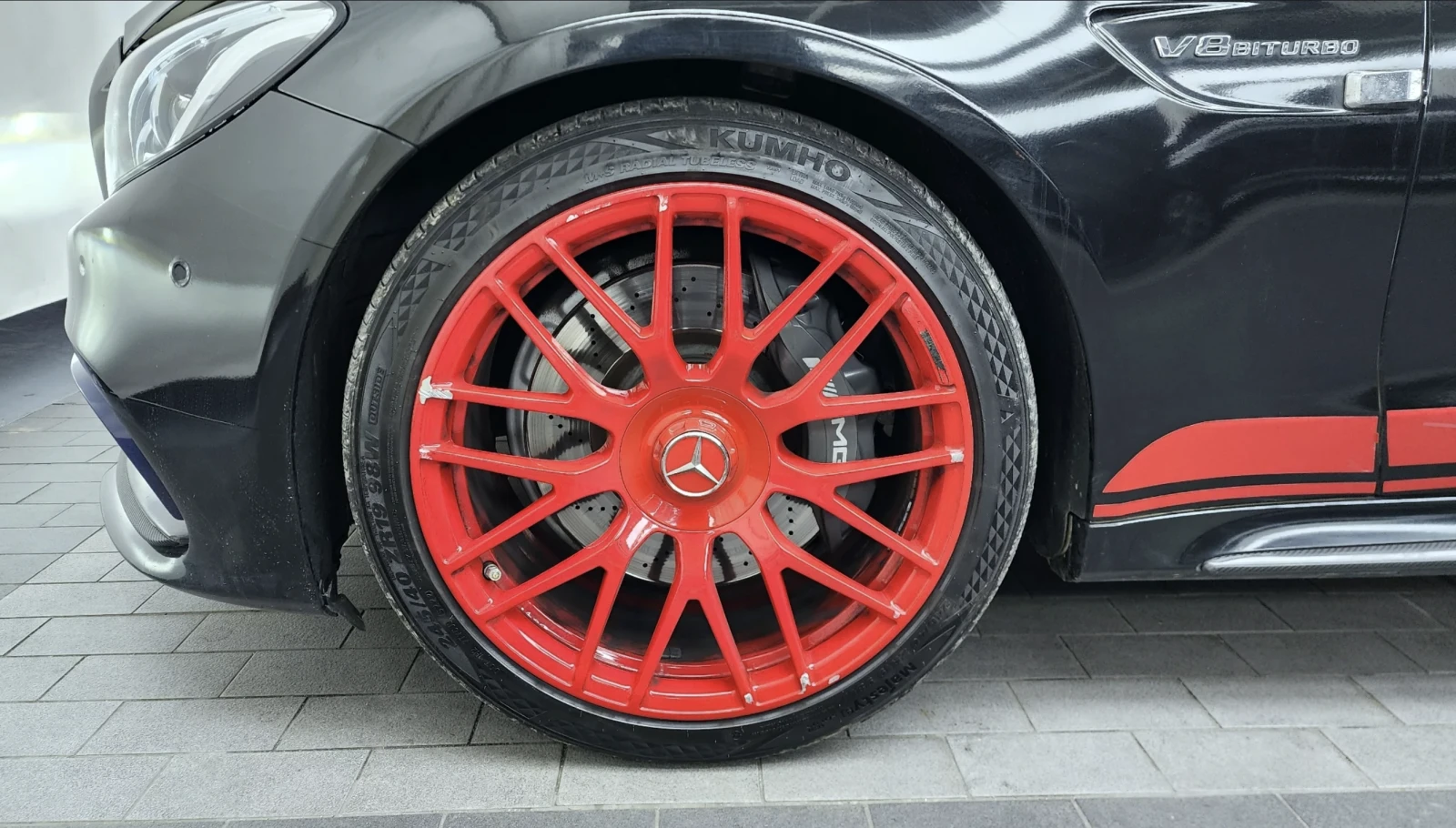 Mercedes-Benz C 63 AMG CUSTOM INTERIOR/ BURMESTER/ ОБДУХ/ FULL, снимка 5 - Автомобили и джипове - 54344823