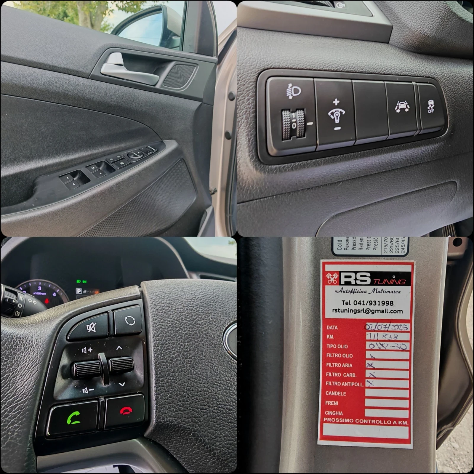 Hyundai Tucson 1.7 ДИЗЕЛ 141 К.С. АВТОМАТ! 126 000 КМ! НОВА, снимка 9 - Автомобили и джипове - 55317853