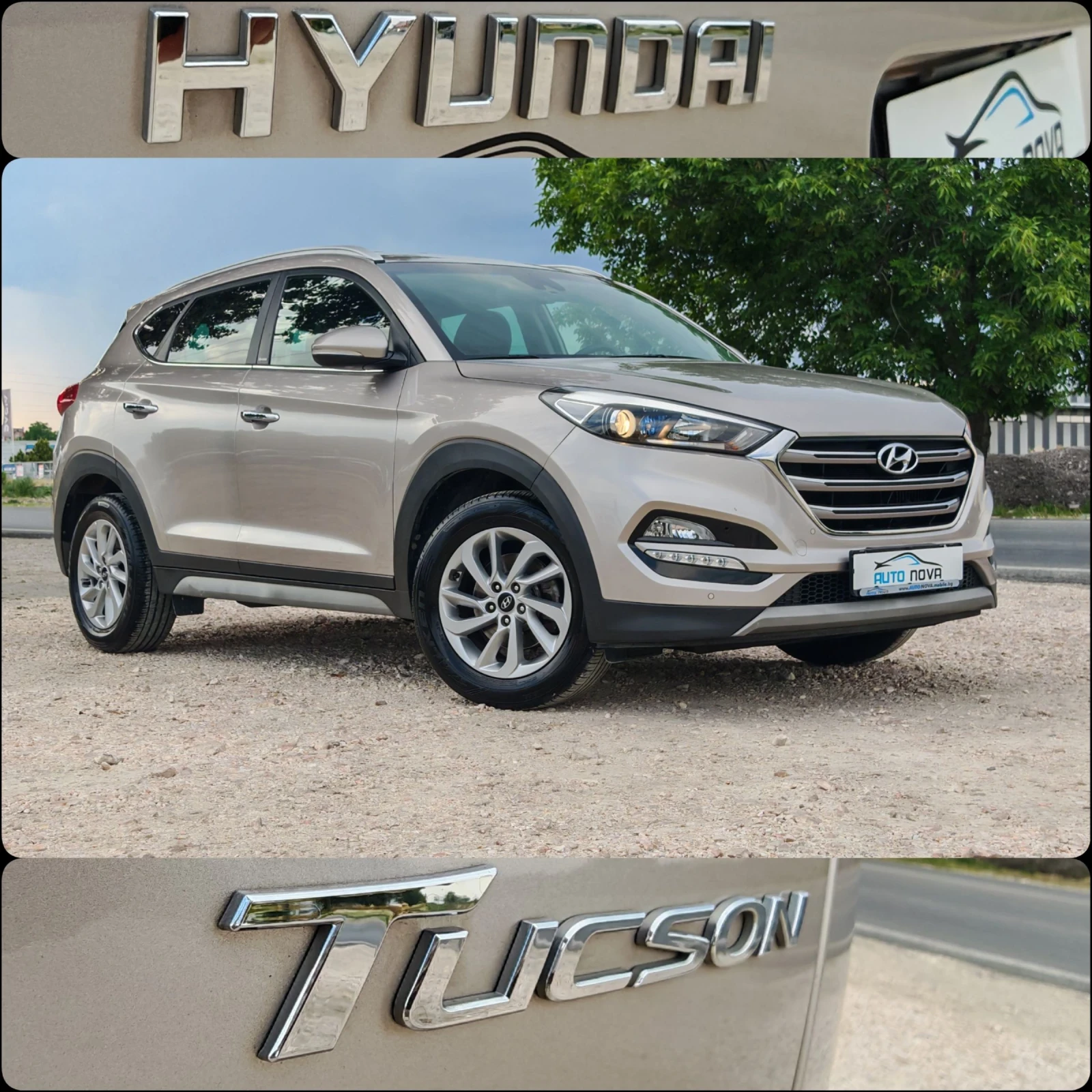 Hyundai Tucson 1.7 ДИЗЕЛ 141 К.С. АВТОМАТ! 126 000 КМ! НОВА, снимка 17 - Автомобили и джипове - 55317853
