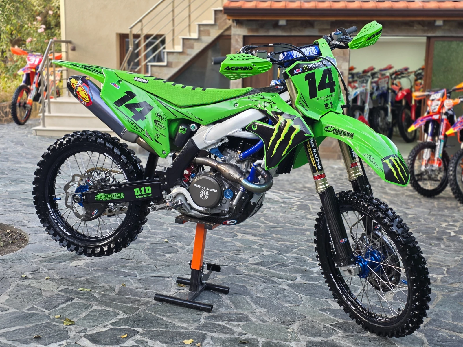 Kawasaki Kx 450F ЛИЗИНГ / АВТОМАТИЧЕН СЪЕДИНИТЕЛ 