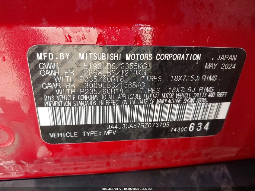 Mitsubishi Outlander 2.5l Es 2.5 2Wd, снимка 9 - Автомобили и джипове - 53809744