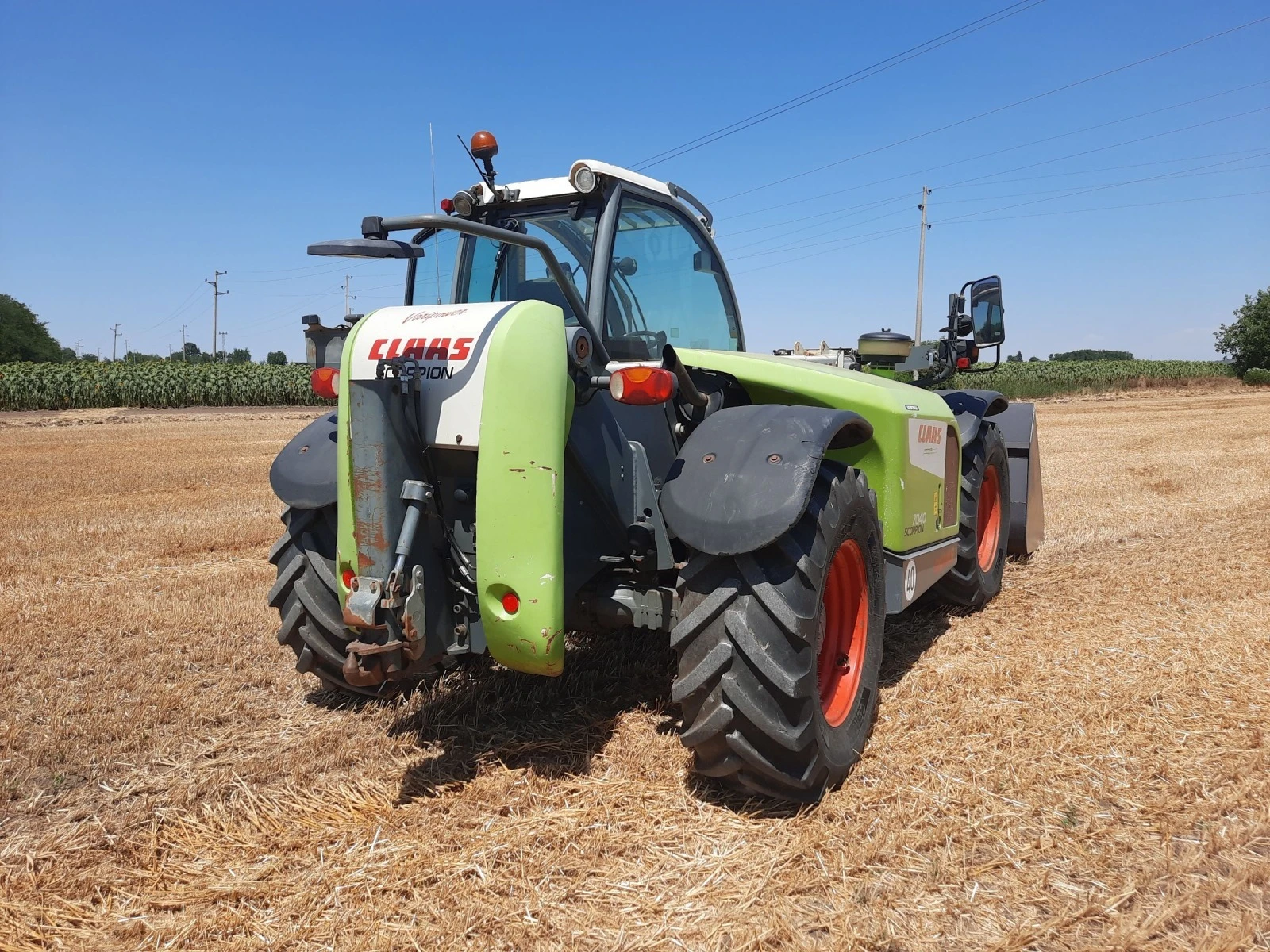 Телескопичен товарач Claas 7040 VP - изображение 4