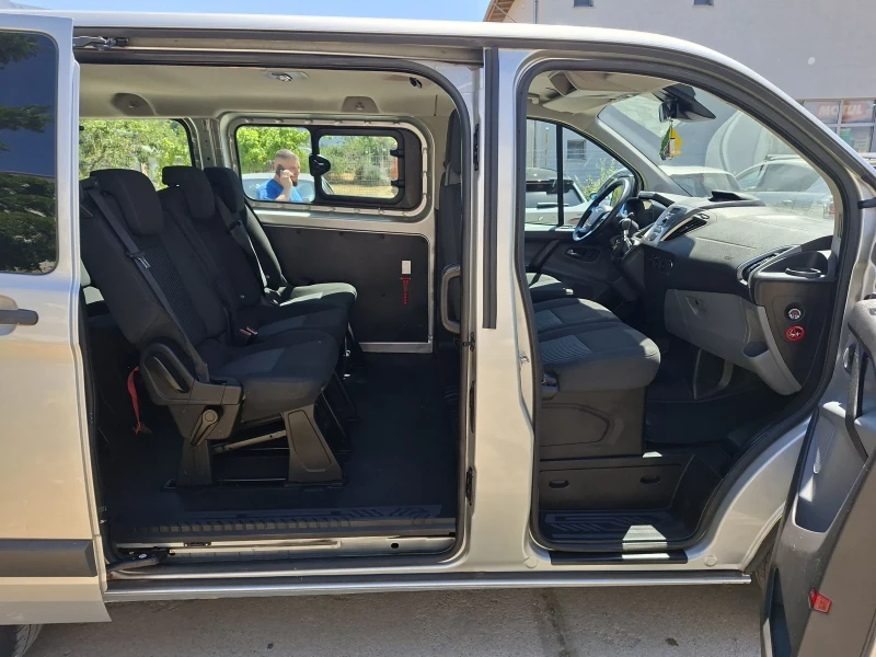 Ford Transit Custom 2.0 Tdci 9 mesta 6 skorosti full ek., снимка 6 - Бусове и автобуси - 50904944