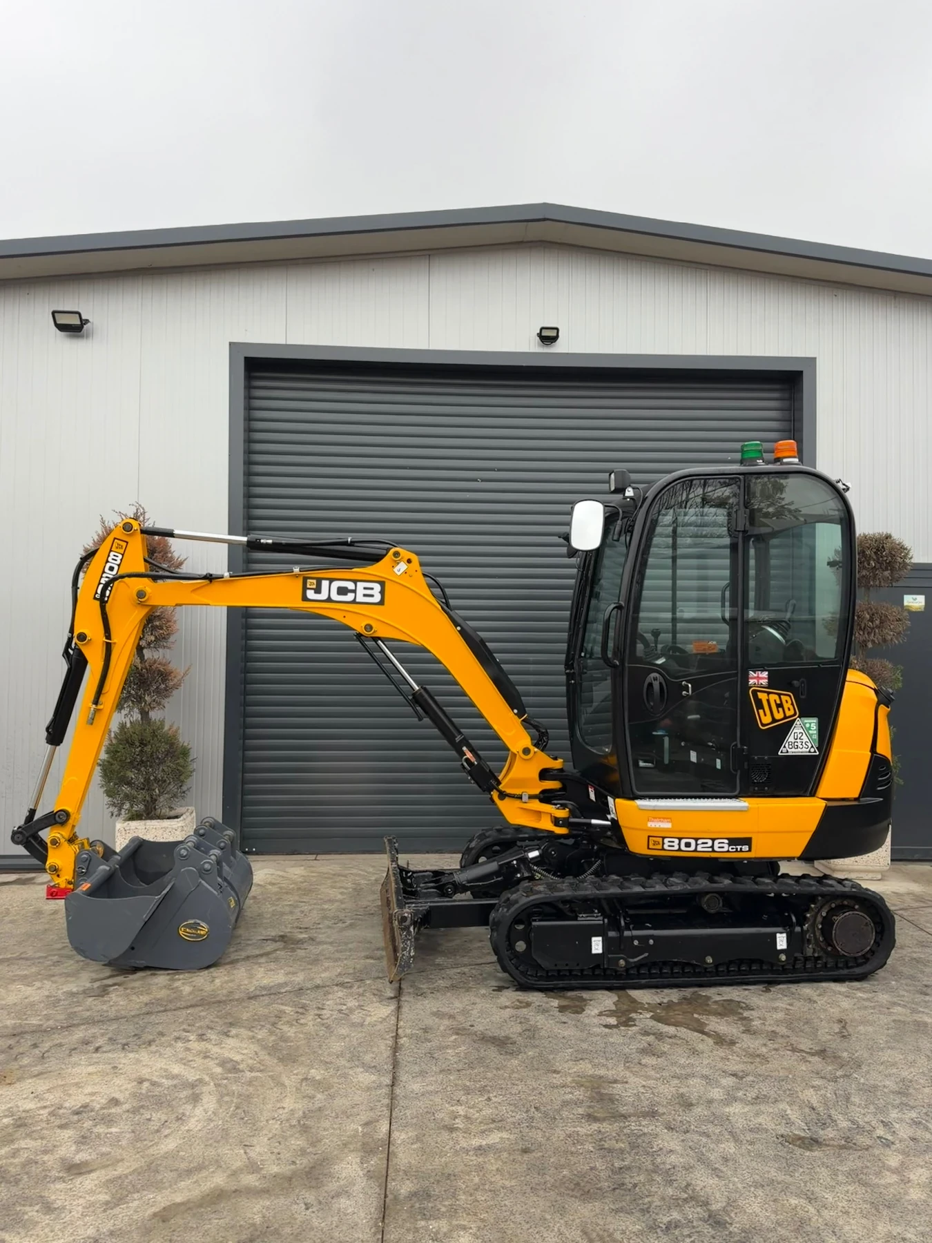Багер JCB 8026 2.9т 2023г. 320мч. НОВ!, снимка 7 - Индустриална техника - 56748204
