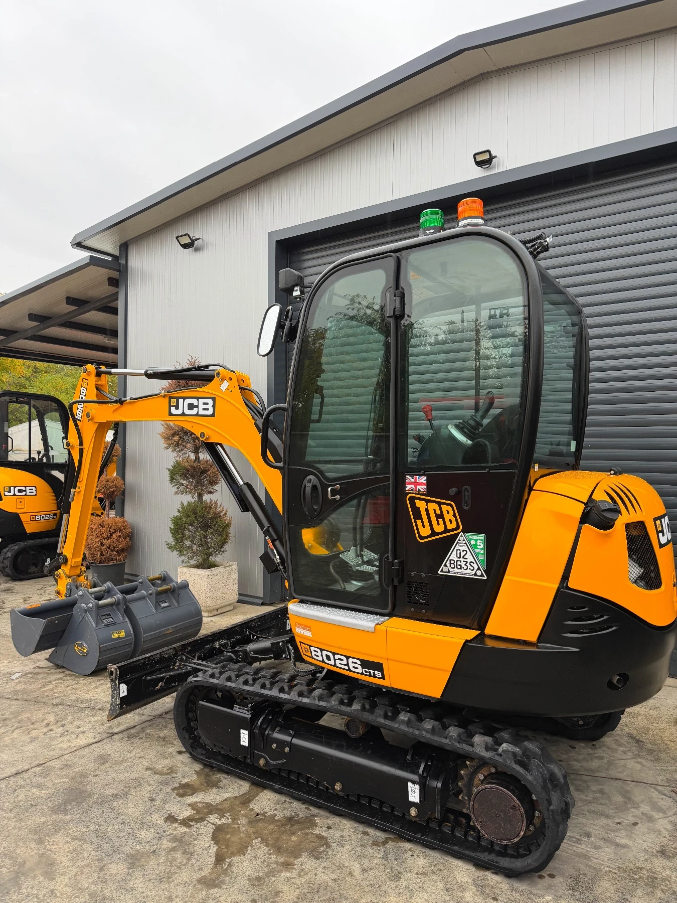Багер JCB 8026 2.9т 2023г. 320мч. НОВ!, снимка 5 - Индустриална техника - 56748204