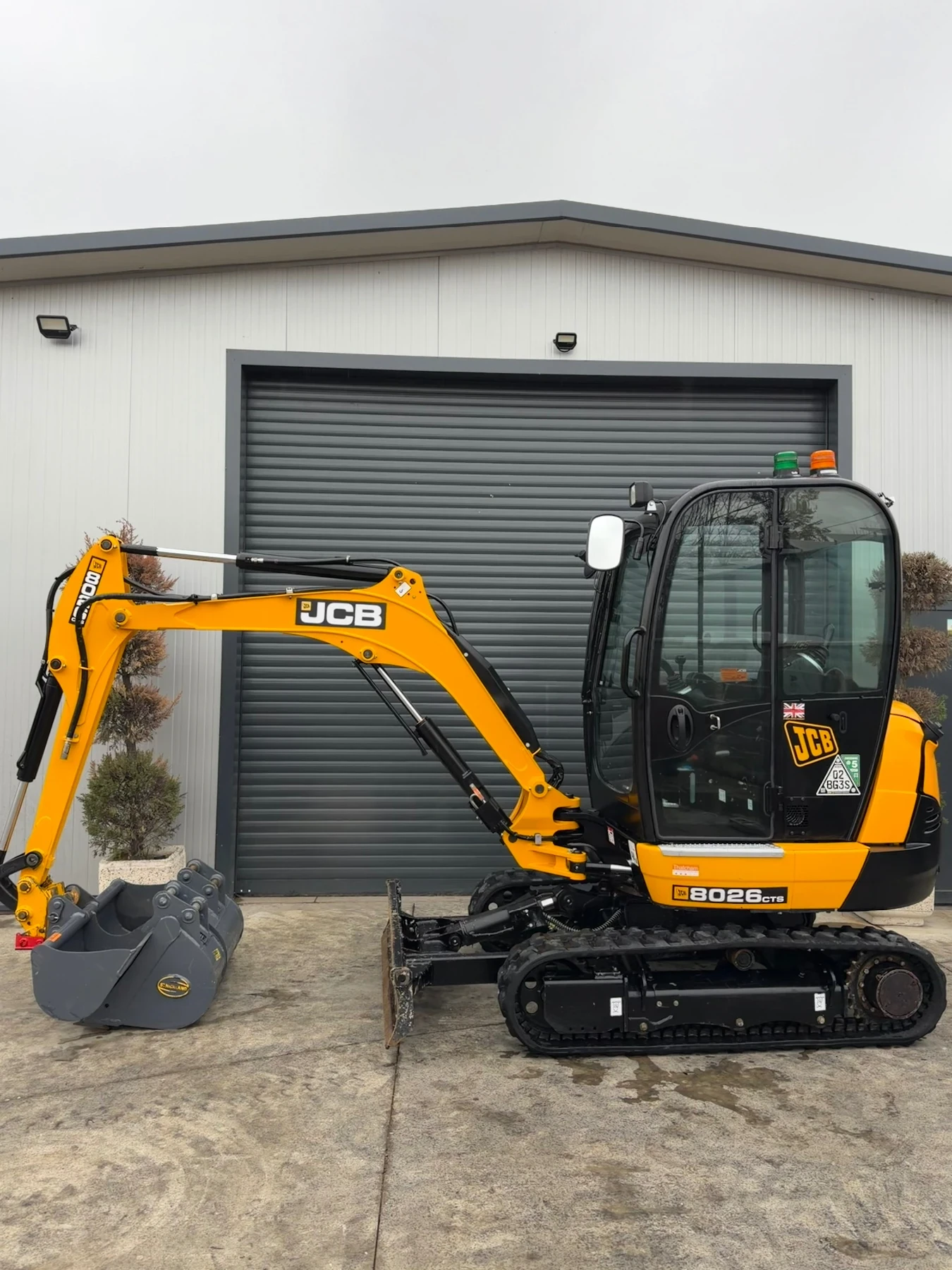 Багер JCB 8026 2.9т 2023г. 320мч. НОВ!, снимка 4 - Индустриална техника - 56748204