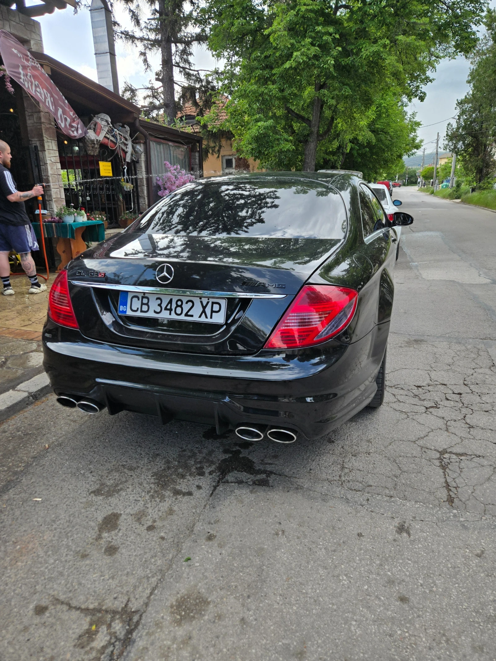 Mercedes-Benz CL 500 388к.с газ бензин, снимка 4 - Автомобили и джипове - 54795249