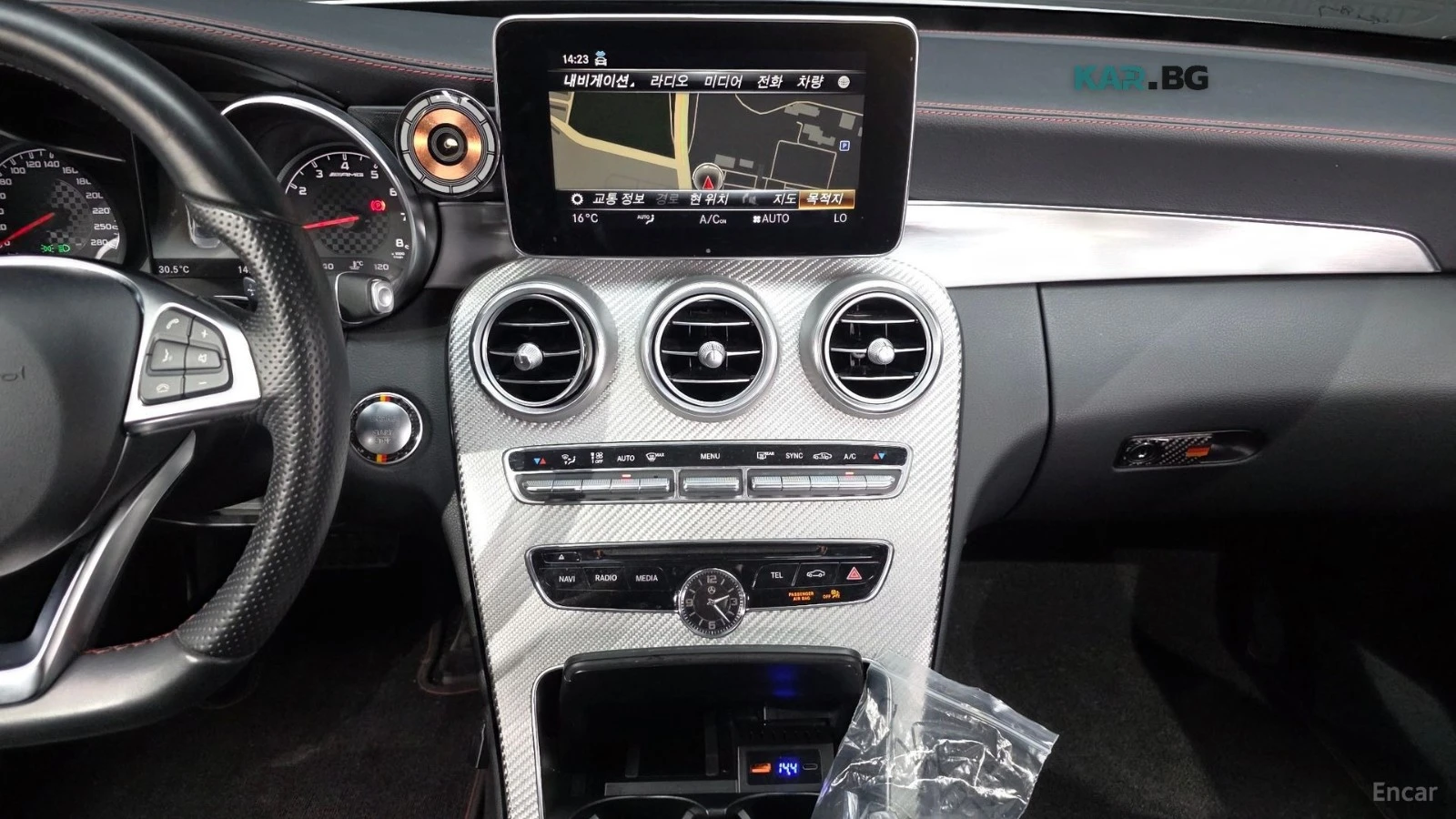Mercedes-Benz C 43 AMG 4MATIC| MULTIBEAM"HUD| BURMESTER, снимка 15 - Автомобили и джипове - 56071680