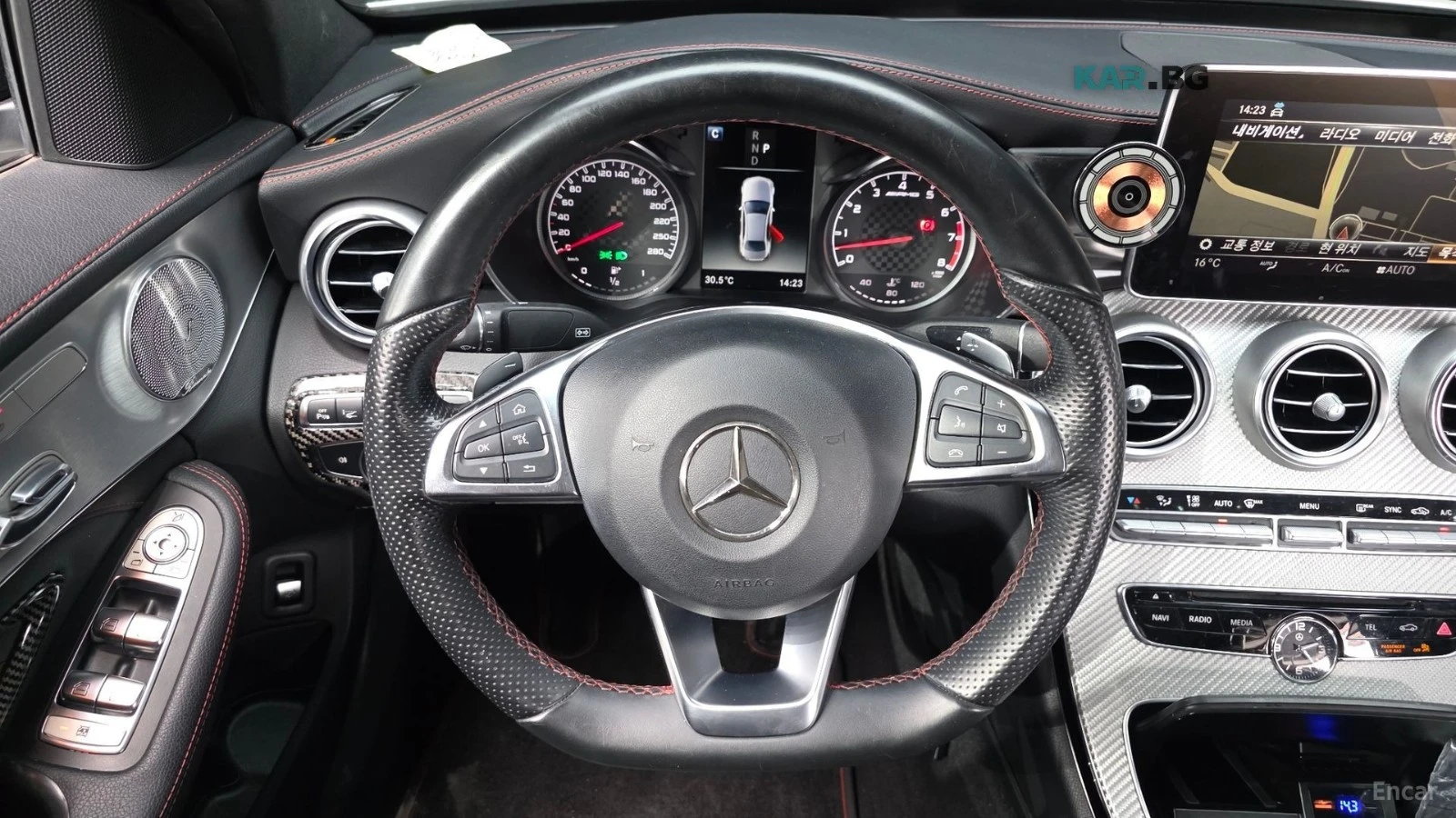Mercedes-Benz C 43 AMG 4MATIC| MULTIBEAM"HUD| BURMESTER, снимка 13 - Автомобили и джипове - 56071680