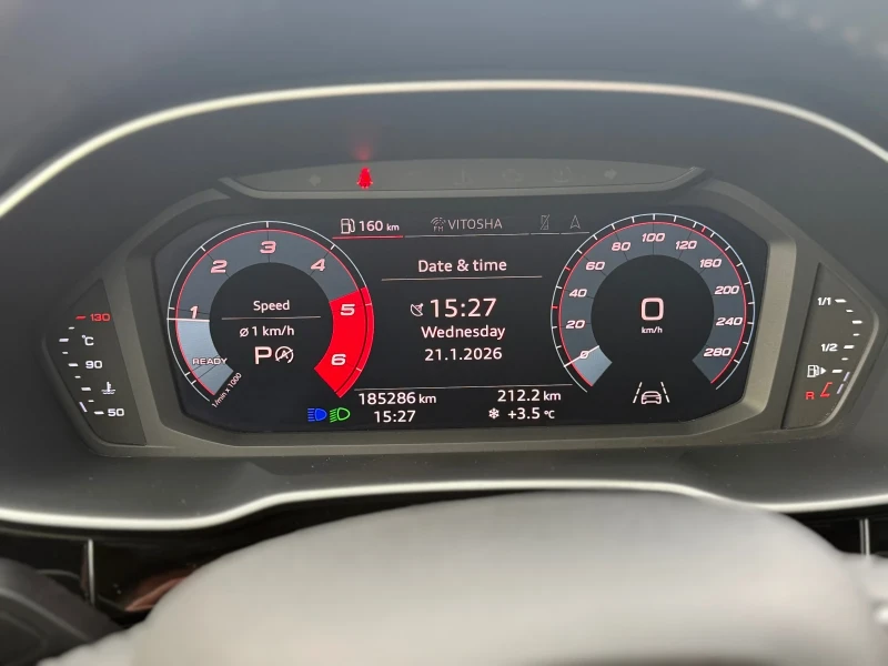 Audi Q3 Автопилот* LineAssist* ПАРКТРОНИК* ДИСТРОНИК, снимка 15 - Автомобили и джипове - 53176862