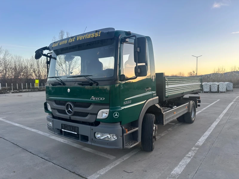 Mercedes-Benz Atego 1222 тристранен самосвал, снимка 1 - Камиони - 48395711