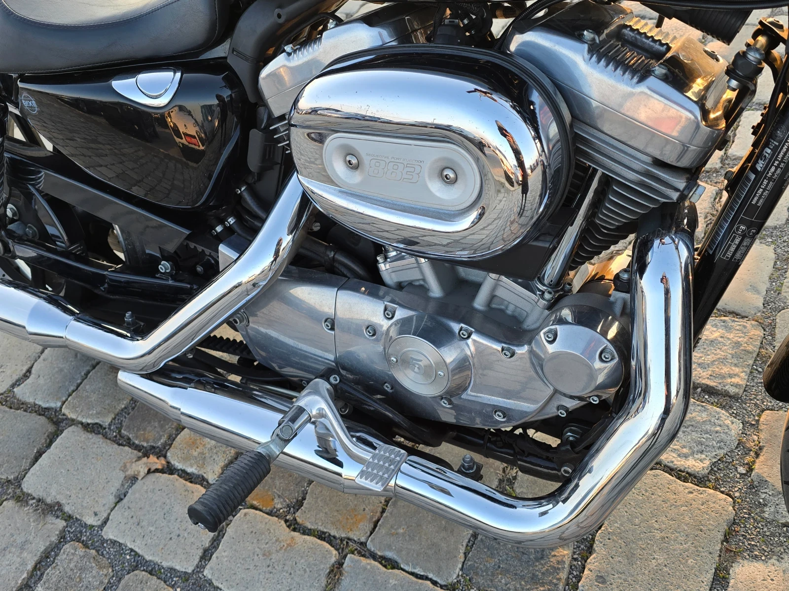 Harley-Davidson Sportster XL 883 L КАТЕГОРИЯ А2, снимка 6 - Мотоциклети и мототехника - 53866823