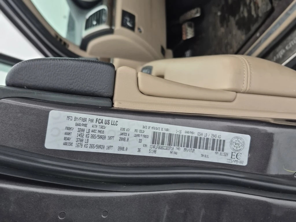 Jeep Grand cherokee 2016 LIMITED * CARFAX * БЕЗ ПЪРВОНАЧАЛНА ВНОСКА - изображение 7