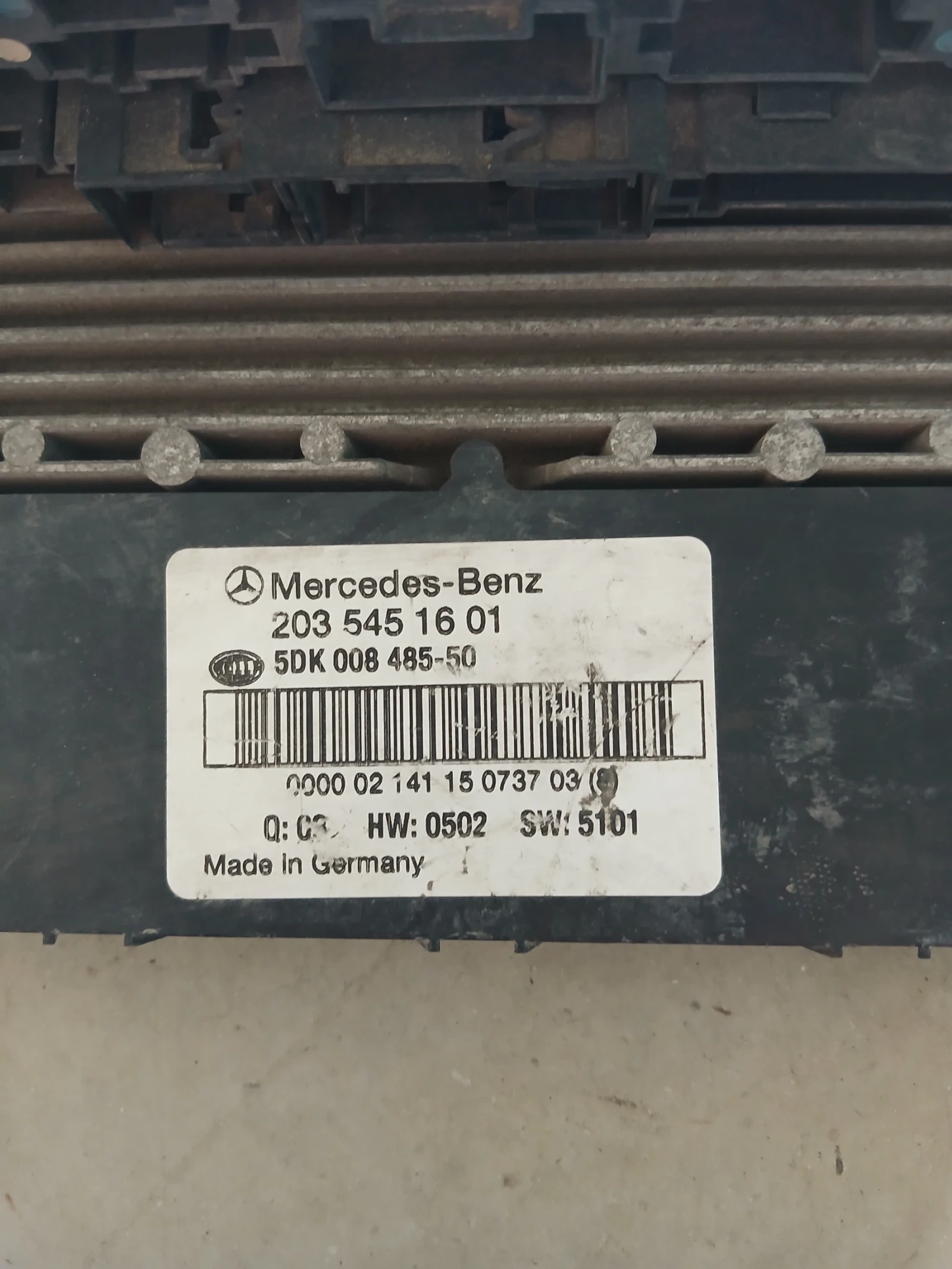 203 545 16 01 SAM модул Mercedes w203 , снимка 2 - Части - 54912866
