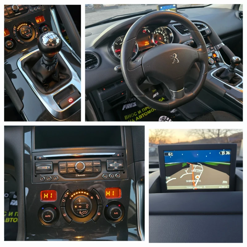 Peugeot 3008 FACE 1.6 HDI 120 К.С. 134 000 КМ НАВИ ЕВРО 6, снимка 12 - Автомобили и джипове - 48104351