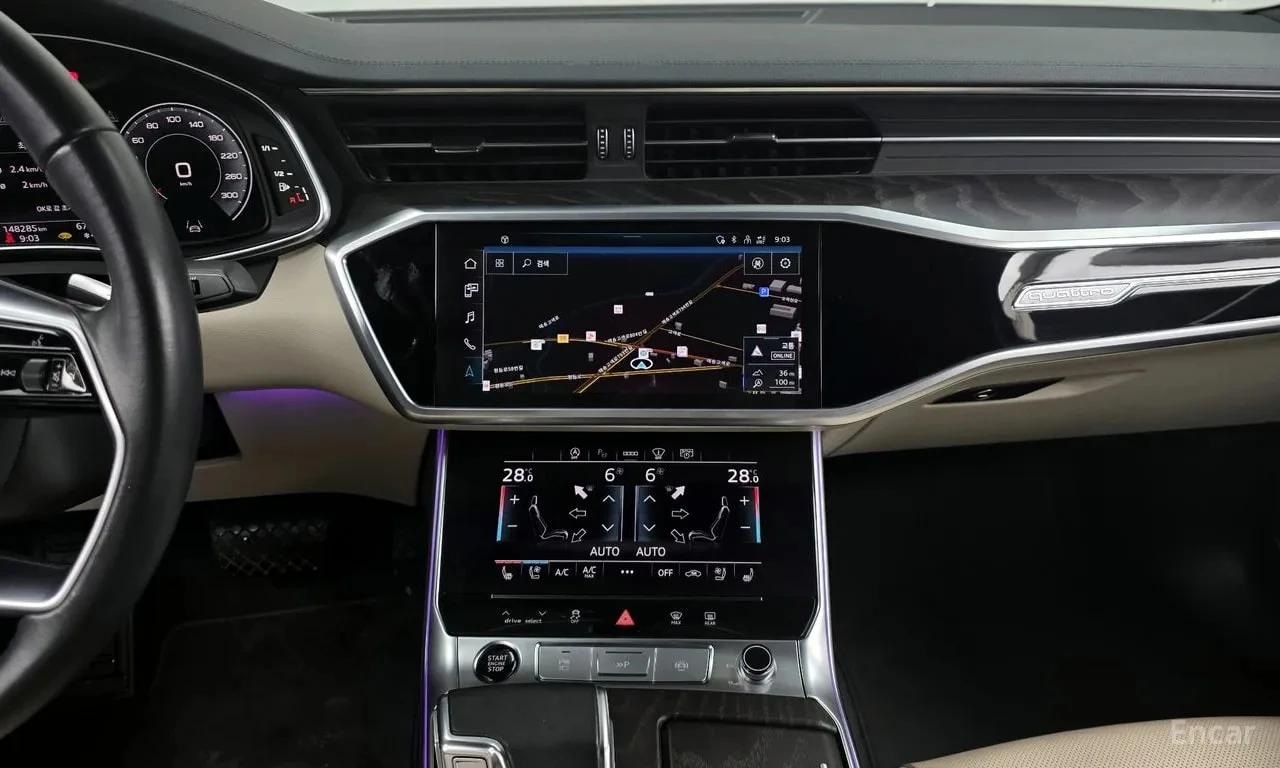 Audi A6 * ДИСТРОНИК * ОБДУХВАНЕ * 360 * HUD * , снимка 15 - Автомобили и джипове - 55986912