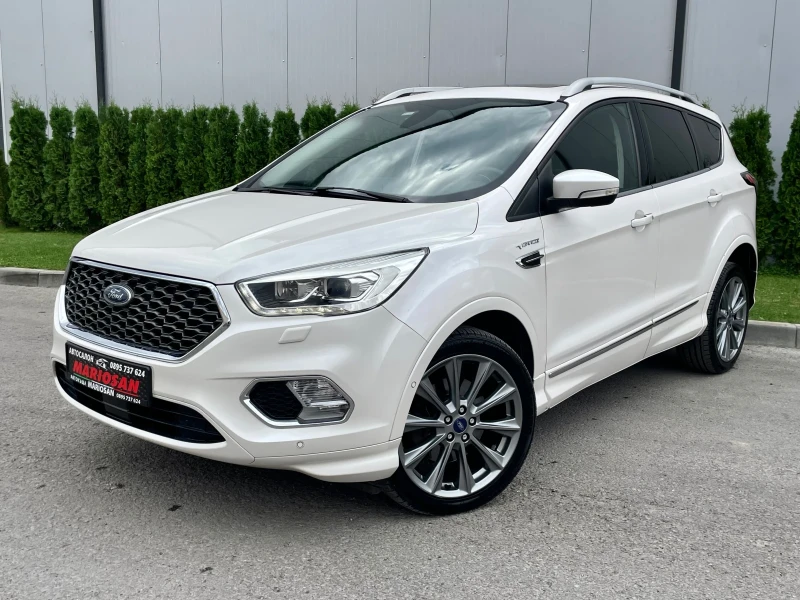 Ford Kuga VIGNALE 2.0D/4x4/150 000 Хил.км/Бяла перла/FULL - 26900 лв. / 13753.75 € - 42026018 1