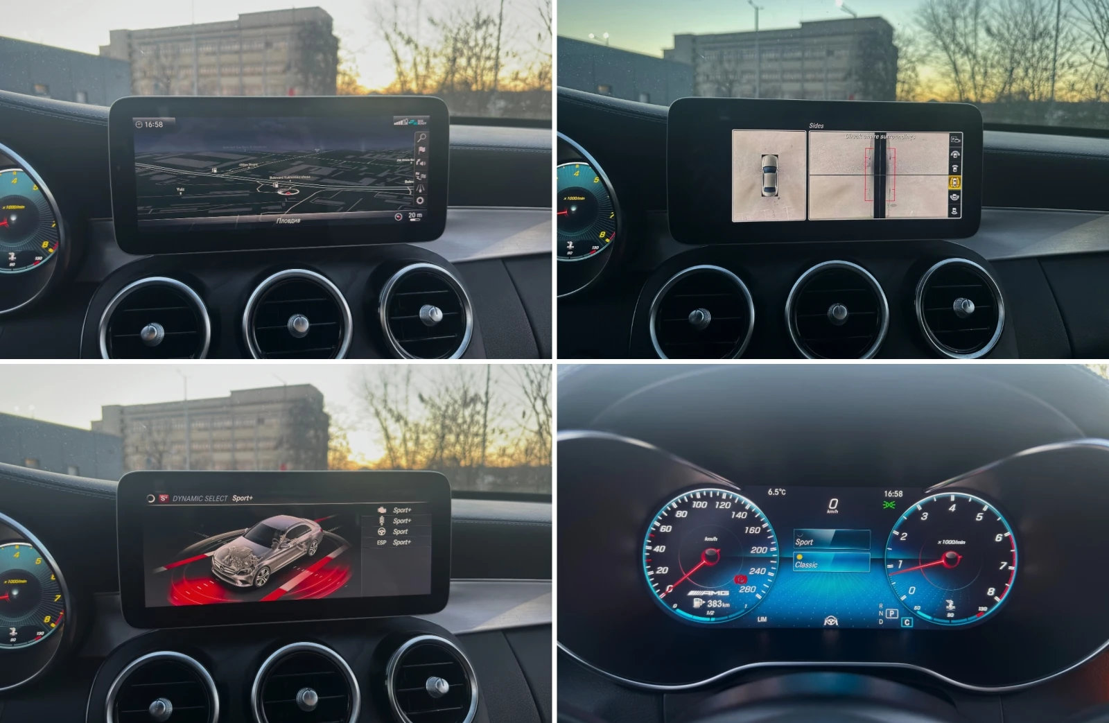 Mercedes-Benz C 300 9G| FACE| DESIGNO| BURMESTER| 360| ������ | Mobile.bg � ����������� 16
