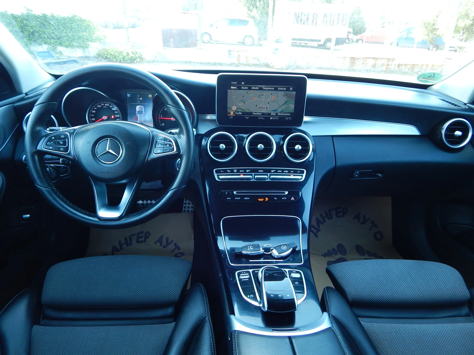 Mercedes-Benz C 220 2.2CDI* AMG* 4matic* 9G-tronic* , снимка 14 - Автомобили и джипове - 55092149
