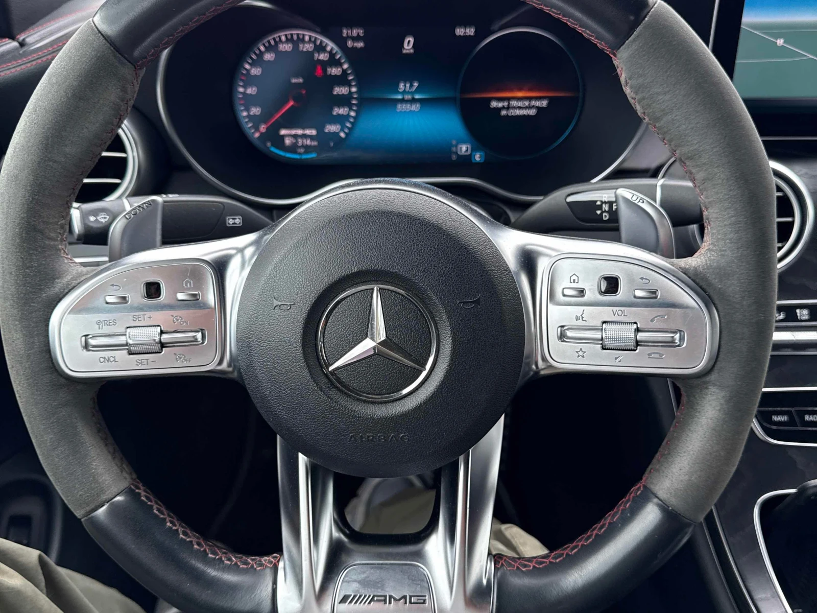 Mercedes-Benz C 43 AMG  DISTRONIC / 360 / MEMORY / BURMESTER , снимка 14 - Автомобили и джипове - 55919827