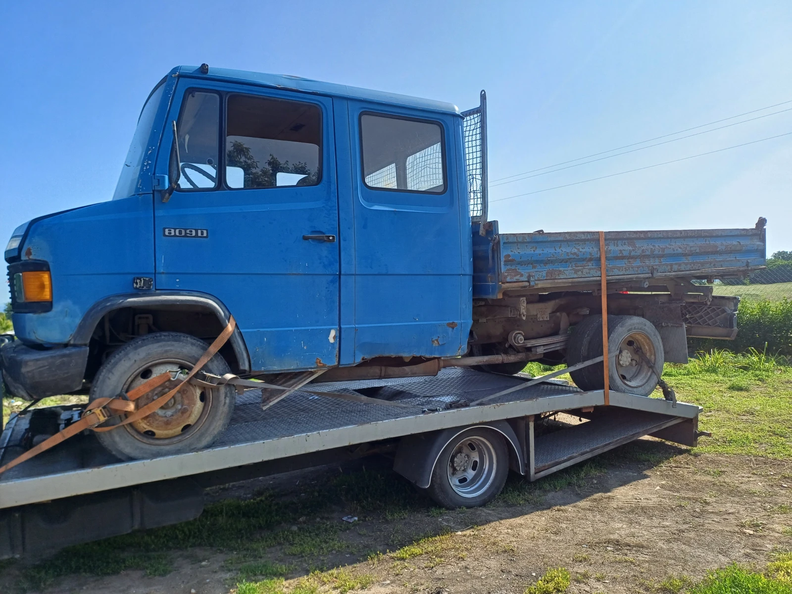 Mercedes-Benz 809 Самосвална уредба  - изображение 3