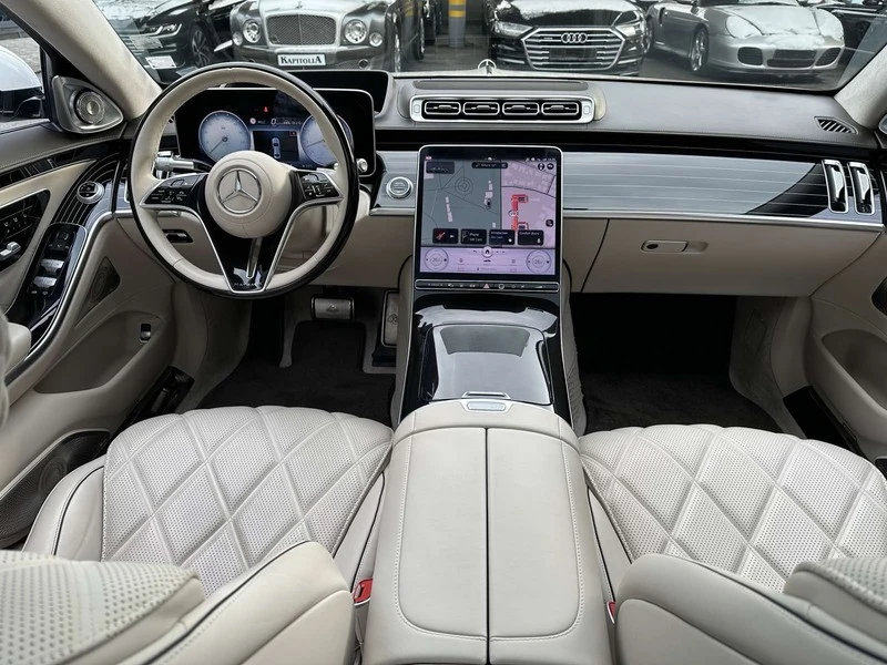 Mercedes-Benz S 580 Maybach/4M/Exclusive/HuD/Burmester, снимка 12 - Автомобили и джипове - 48444794