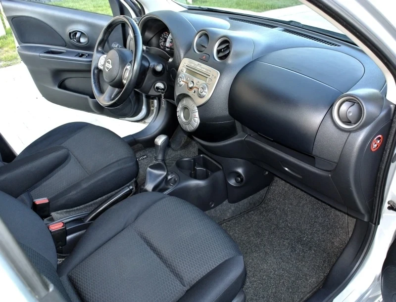 Nissan Micra 1.2i* РЕГИСТРИРАН* КЛИМАТРОНИК* АВТОПИЛОТ* ЕВРО 5, снимка 10 - Автомобили и джипове - 55957735