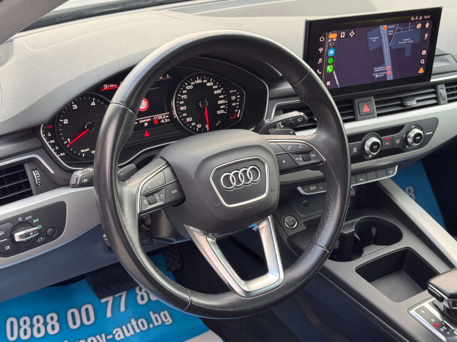 Audi A4 35TDi MILD HYBRID ДИСТРОНИК АВТОМАТИК НАВИГАЦИЯ - изображение 8
