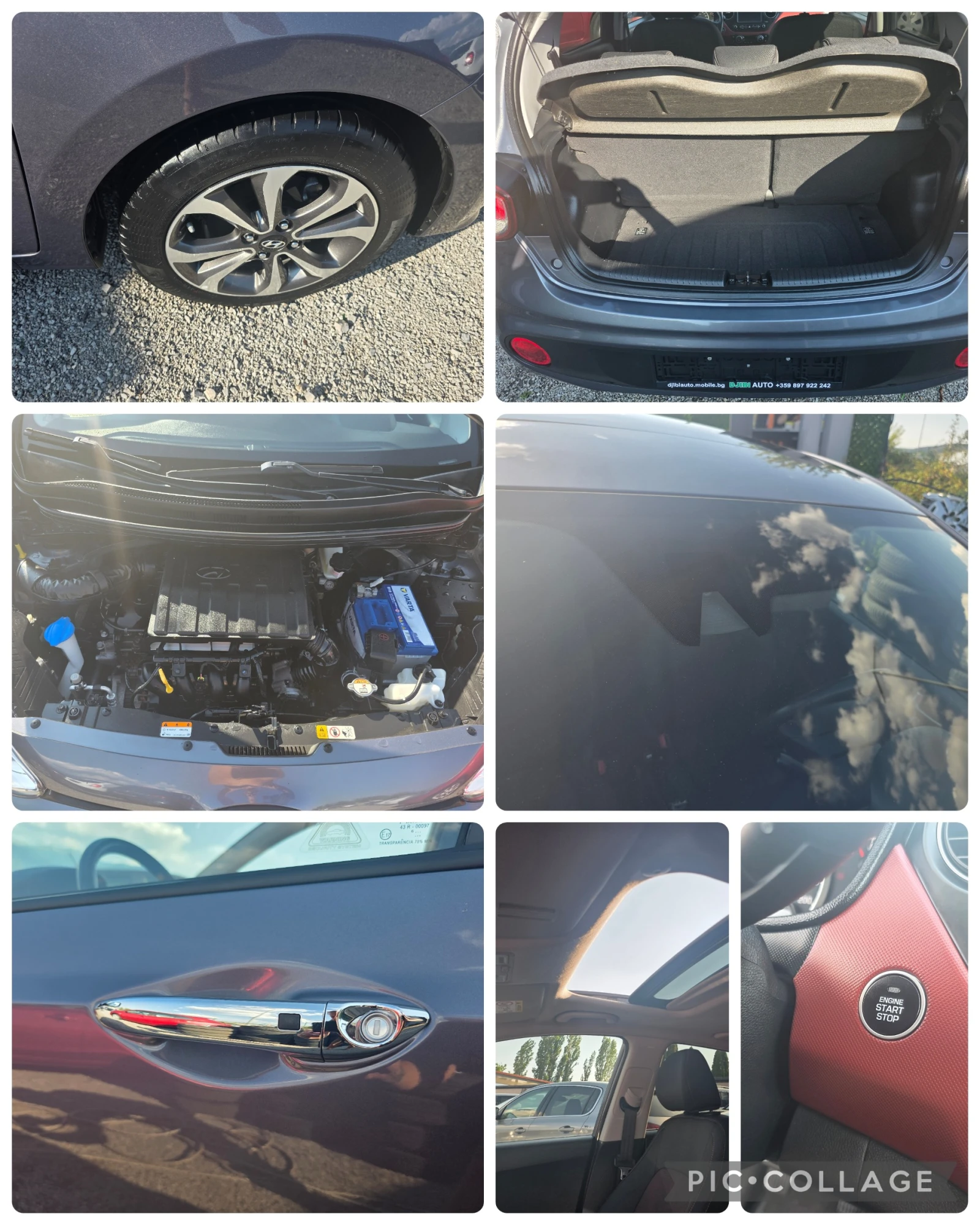 Hyundai I10 1.2i 87k.c NAVI FACE LIFT FULL , снимка 17 - Автомобили и джипове - 55617081