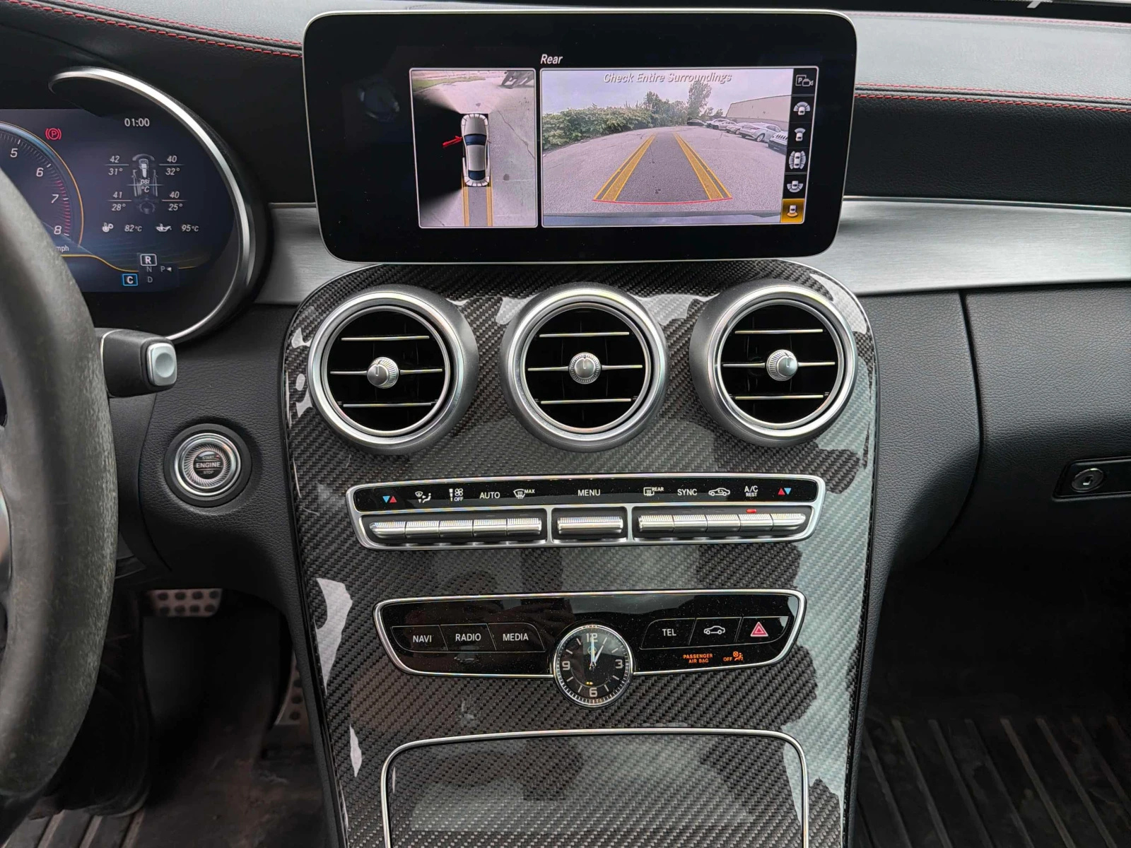 Mercedes-Benz C 43 AMG 4MATIC* DIS* 360* BURMESTER* , снимка 9 - Автомобили и джипове - 56076101
