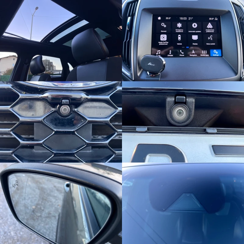 Ford Edge 2.0 TDCI ST-Line 4X4 Bi-Turbo PANO ОБДУХВАНЕ FULL, снимка 13 - Автомобили и джипове - 52250971