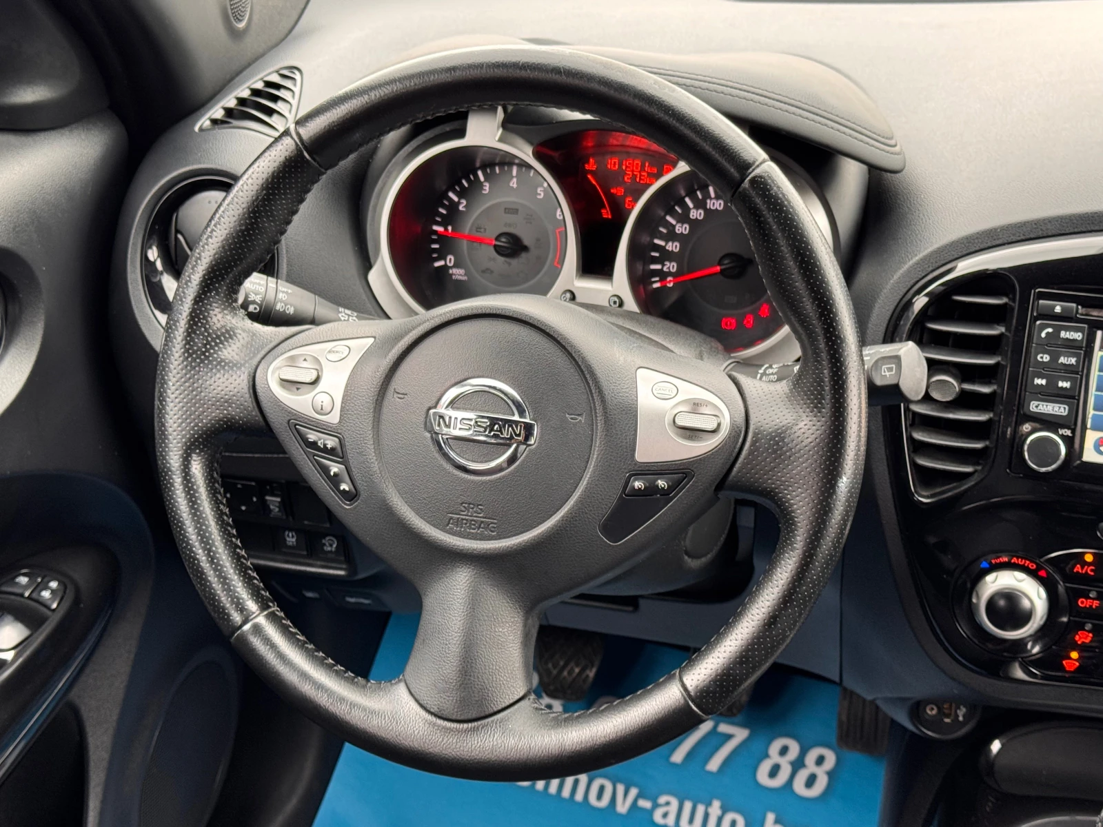 Nissan Juke FACELIFT 1.2DIG-T KEYLESSGO НАВИГАЦИЯ КАМЕРА КОЖА, снимка 12 - Автомобили и джипове - 53914294