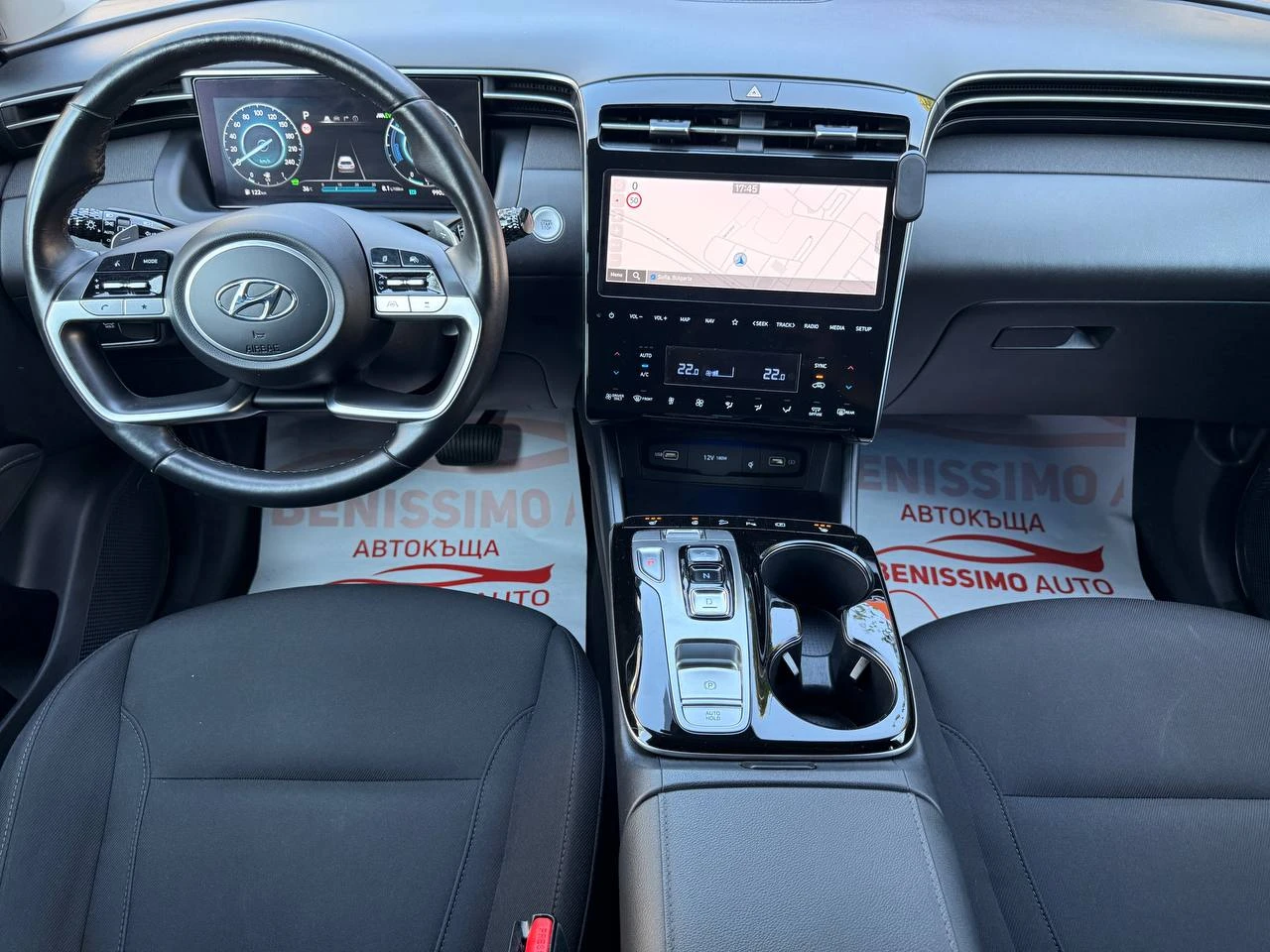 Hyundai Tucson 1.6T-GDI HYBRID* СЕРВИЗНА ИСТОРИЯ* 99000км* , снимка 10 - Автомобили и джипове - 55499542