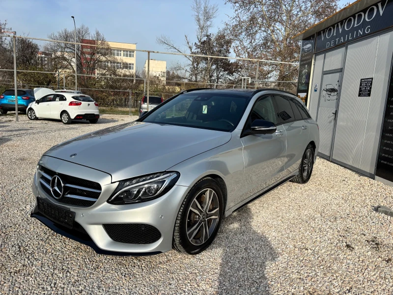 Mercedes-Benz C 220 4x4 360 камери панорама кожа, снимка 2 - Автомобили и джипове - 52848376