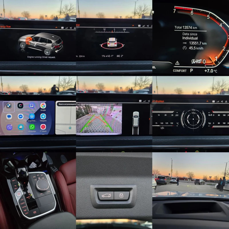 BMW X3 3.0i-252кс/13.000км/M Sport Package/PANO/X-DRIVE, снимка 16 - Автомобили и джипове - 52929886