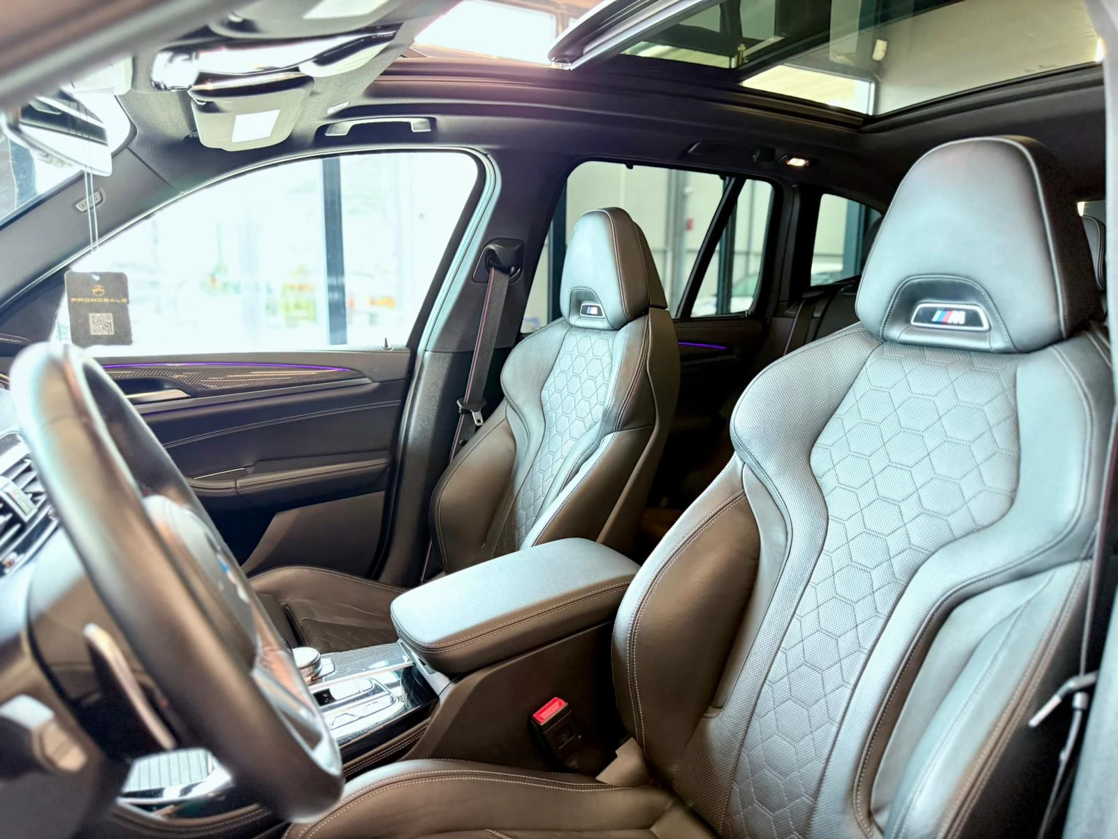 BMW X3 M Competition* Harman Kardon* Pano* Обдух* Лизинг , снимка 8 - Автомобили и джипове - 54621367